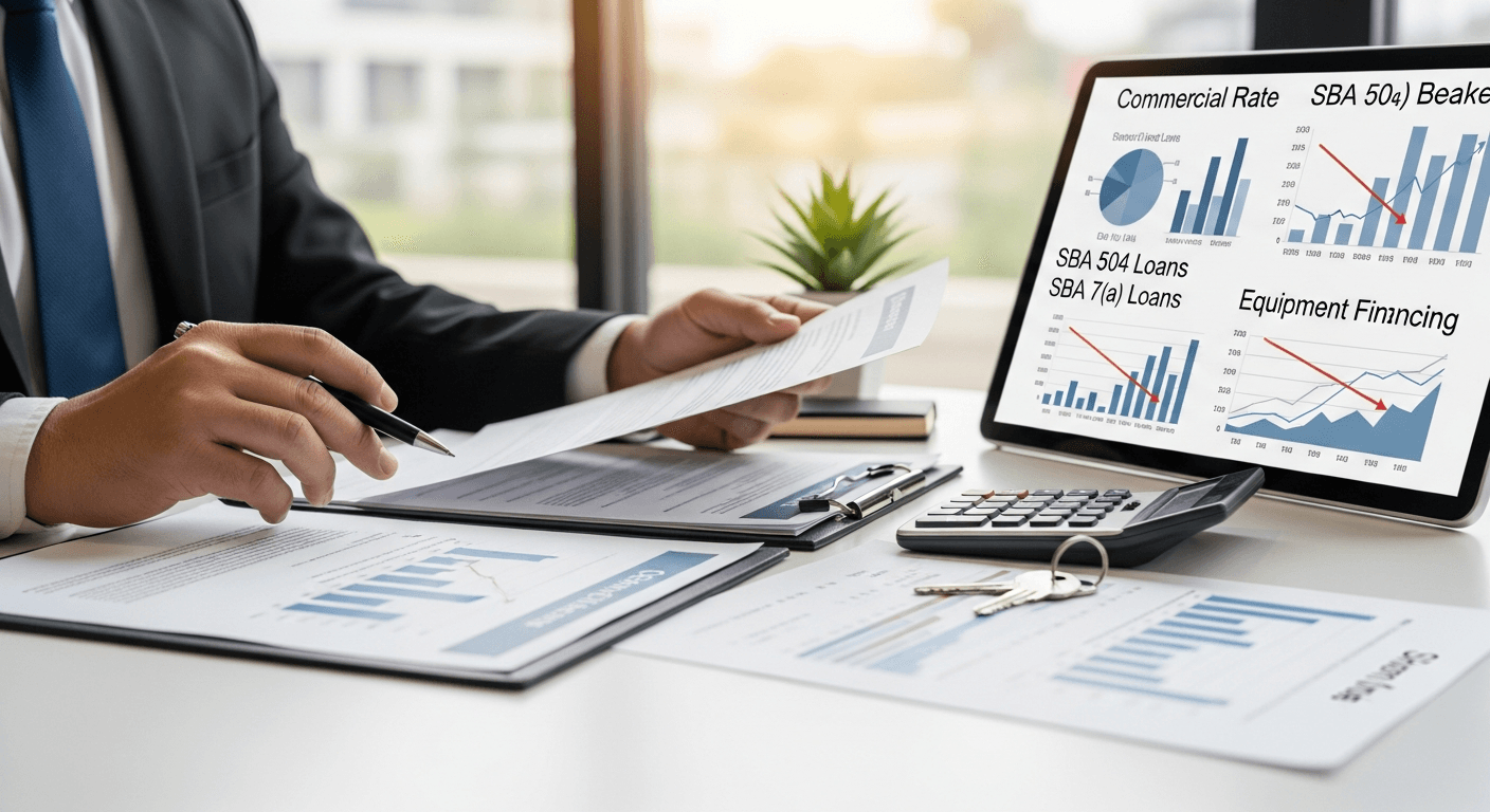 SBA Loan Rates 2026: 504 vs 7(a) Costs & Refinancing Guide